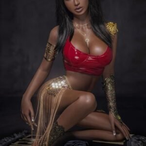 Princesse africaine Nubia à la peau noire EN STOCK 148 cm TPE AiBei