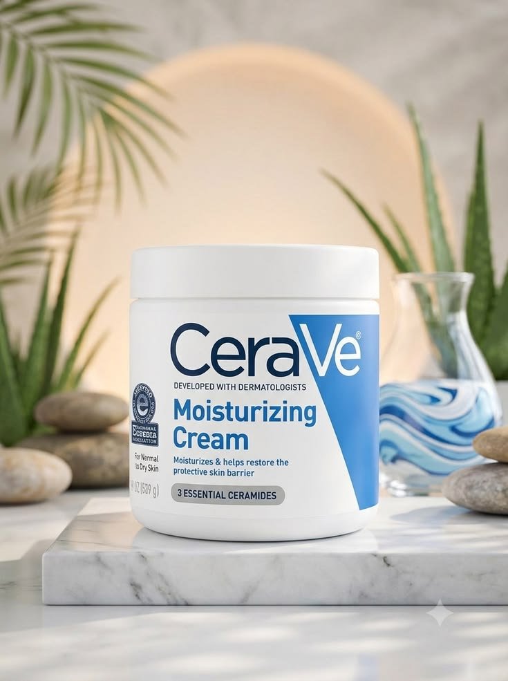 CeraVe Moisturizing Cream – Crème Hydratante Visage & Corps