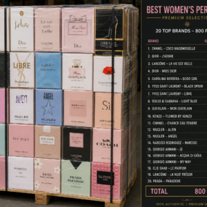 Palette Premium – Top 20 Parfums Femme (800 Pièces)